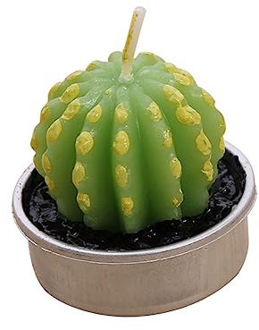 ABOOFAN Velas Cactus Decorativas Mini Velas de Suculentas para Decoración Candelas de Jardín Aromáticas Humo para Bodas y Fiestas