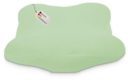 DUKAL | Bezug für Derila (Ergo) Memory Foam Kopfkissen | 36 x 54 cm | aus hochwertigem DOPPEL-Jersey | 100% Baumwolle | Farbe: lindgrün