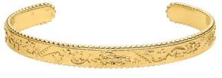 Purelei Vintage Love Armreif – wasserfest & verstellbar | Strukturierter Armreif mit Aloha-Muster aus Edelstahl & 14K/18K Vergoldung | Statement-Piece mit Vintage-Charme (Gold, S/M)