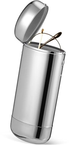 TIKODIDA Custodia Porta Occhiali in Metallo Resistente e Compatta, Multifunzionale per Occhiali da Sole e Vista, Adatta a Viaggi e Uso Urbano
