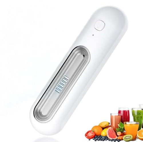 OzoFreshen White Fridge Deodoriser, Compact Refrigerator Odour Eliminator, Long Lasting Fridge Freshener for Kitchen & Home (1 piece, One Size)