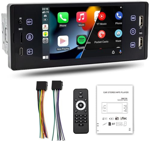 4012B 4.1 Pulgadas 1 DIN Car Radio Auto Audio Estéreo FM Bluetooth En el Tablero Cámara de visión Trasera MP3 FM USB Volante Control Remoto autoradio