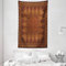 ABAKUHAUS Jahrgang Wandteppich, Spitze aus Weiches Mikrofaser Stoff Waschbar ohne Verblassen Digitaldruck, 140 x 230 cm, Orange Braun