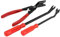 KSTE Nieten Entferner Werkzeugsatz, 3Pcs Türverkleidung Nieten Clips Zangen Fastener Remover Puller Stemmeisen Tool Kit für Nietbefestigung für Automobil, Eisenbahn, Möbel, Instrument