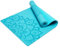 Yoga Design Lab Die Flow Yogamatte | Entwickelt für Unterstützung | Extra-Dick | Reversible | Ideal für Hot Yoga, Power, Vinyasa, Ashtanga & langsame Workouts | Mit Tragegurt (Mandala Aqua, 6mm)