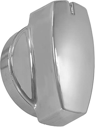 SPARES2GO Temperature Control Knob Compatible with Belling 444440223 444442983 Oven Cooker (Chrome)