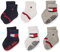 Tommy Hilfiger Unisex Baby Flag Sock 6 Pack Ecom, white grey navy, 23 EU