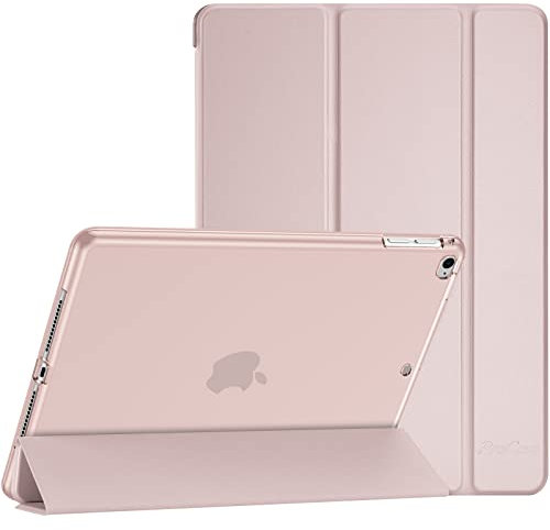 ProCase Soft Hülle für iPad 9.7 Zoll 6. Generation 2018/5. Generation 2017 /iPad Air 1/2 Modell A1822 A1823 A1893 A1474 A1475, Weich TPU Schutzhülle Case Cover für iPad 6 / iPad 5 -Pink