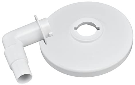 Fdit Skimmer-Vakuumplatte, hochfeste Kunststoff-Universal-Pool-Vakuumplatte mit 90°-Winkel für für SPA