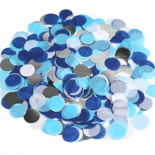 VCOSTORE 50g Konfetti Hochzeit Mehrfarbig, 6000 Stück Konfetti Papier Geburtstag Runde Confetti Streudeko Seidenpapier Partydeko für Versammlungen, Feste und Jubiläen