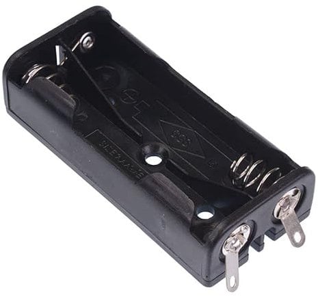 AAA x 2 Open Style Battery Holder Case With Solder Lug Terminals