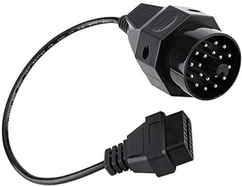 Multibao 20 Pin Male OBD to 16 Pin Female OBD2 Cable Adapter, Diagnostic Scanner Adapter Cable Compatible with BMW E36 E46 E38 E39 E53 X5 Z3