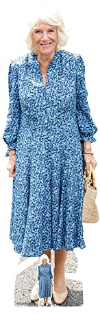 Star Cutouts SC4208 Camilla The Queen Consort Lifesize Cardboard Cutout – Royal Display for Coronation Fans, Parties & Collector Rooms