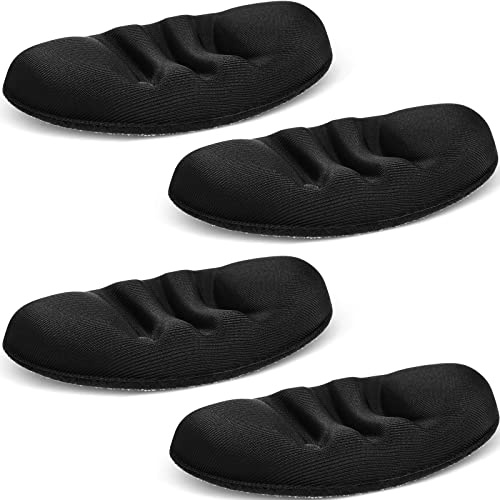 Geetery Lot de 4 masques de champion de softball - Protège-menton - Noir - Rembourrage pour casque de baseball - Pour femmes, hommes et adolescents