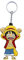 Aurabeam Monkey D. Ruffy (Luffy) Schlüsselanhänger aus Gummi, Japanisches Anime & Manga, Accessoires Geschenk Figur, Schlüsselring Anhänger