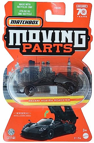 Matchbox Pagani Huayra Roadster, bewegliche Teile 31/54 70 Jahre