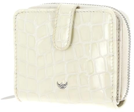 Golden Head Leder Geldbörse Cayenne RFID Protect Minibörse mit Riegel 1006 Creme