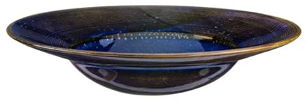 Verlo DEEP Blue Tiefe Teller 28,5 cm Suppenteller Servierteller Dinnerteller Deko Teller Küchenteller aus hochwertigem Porzellan