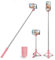 XIHAMA Selfie Stick Stativ Stabiles Stativ Ständer mit Abnehmbarer kabelloser Fernbedienung, kompatibel mit iPhone 15 Pro Max/15 Plus/14/13, Samsung, LG, Google Smartphones (Pink)