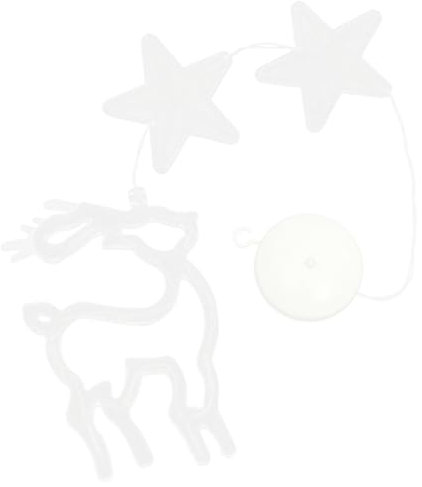 Ciieeo Weihnachten Fenster Lichter Dekorationen LED Rentier Silhouette Hängelampe Weihnachten LED Saugnapf Lampe Für Weihnachtsbaum Fenster Indoor Outdoor Home Decor