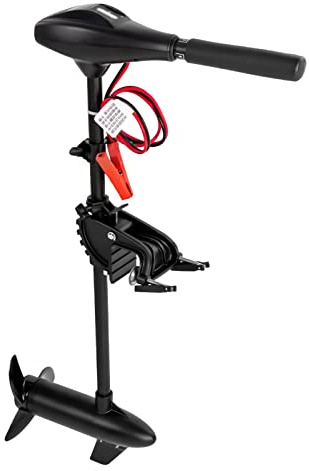 SOLOCJNL Außenbordmotor für Boote, 40lbs 12V Elektrischer Wassergekühlter Motor Trolling Bürstenmotor Bootsmotor für aufblasbare Gummiboote zum Angeln