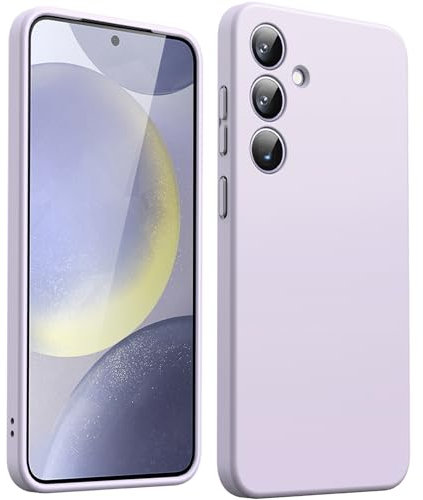 JETech Dünn Hülle für Samsung Galaxy S24+ / S24 Plus 5G, Vollständiger Kameraschutz, Weiche TPU Slim Schutzhülle mit Matt Finish, Stoßfest (Lila)