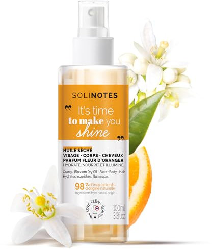 Huile Seche Fleur d'Oranger - Visage Corps Cheveux - 100ml - SOLINOTES