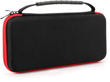 Funda de transporte para Nintendo Switch/Nintendo Switch OLED, con 10 cartuchos, funda protectora rígida de viaje para viajes (negro), Black