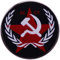 Sowjetische Brosche, Metall, Rund, Roter, Abzeichen, Kommunismus-abzeichen, Udssr-symbol, Anstecknadel, Schmuck, Zubehör Für Hut, Kleidung, Rucksack