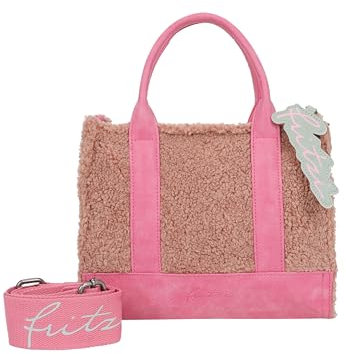 Fritzi aus Preussen Fritzi Square Limited Teddy Crossbody Bag Pink Blush