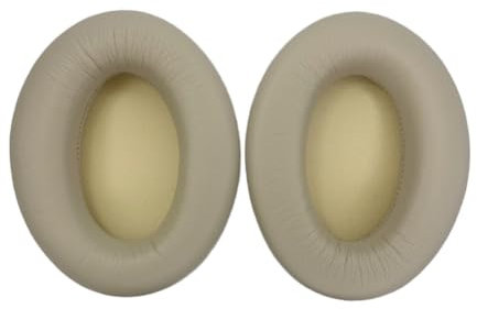 Ersatz Ohrpolster für Sony WH-1000XM3 Kopfhörer, Ersatzpolster für Sony WH1000XM3, Weicherem Leder (Gold)