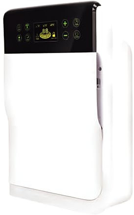 GALYON Purificador de Aire O3 Smart, 40W, Sensor de Olor, Filtros HEPA y Carbón Activado, CADR 160 m³/h, Cobertura 30-50 m², UV1001