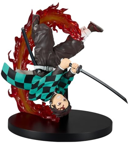 Banpresto Tanjiro Kamado Demon Slayer: Kimetsu No Yaiba, Vibration Stars Plus, 12 cm, Mehrfarbig, BP29068P, optimal für Anime-Fans