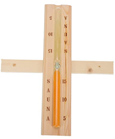 LABRIMP 1stück Minuten Sanduhr Timer Aus Holz Für Sauna Praktisches Zubehör Für Dampfbäder Und Saunagänge Und Sicheres Design Zum Verschenken