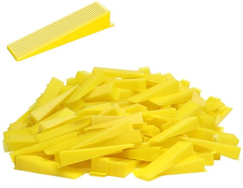 DGSL Tile Leveling System Tile Wedges, 1000PCS Reusable Tile Leveling Wedges for 1/8, 1/16, 1/32 Tile Spacers, Tile Leveling Clips and Tile Leveler Installation