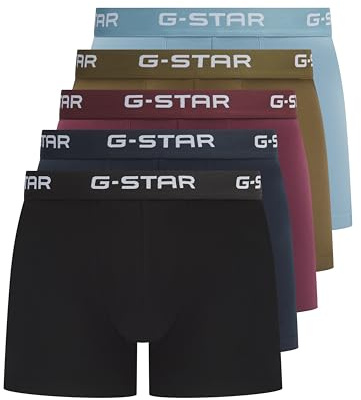 G-STAR Herren Maize Badehose, Navy-Dark Olive-Faded Denim-Port Royale-Black, XL (5er Pack)