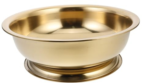 Goldenes Metall Brennbecken für Opferpapier, Geschenkideen Herbst Party | Hitzebeständig, Sicheres Verbrennen, für Tisch und Garten, Metall und Eisen, für Haushalte und Camper