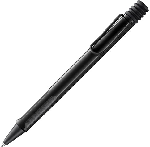 Lamy safari meteorite Kugelschreiber in Strichbreite M | Lamy Kugelschreiber mit ergonomischem Griff & robustem ASA-Kunststoff - inkl. Großraummine LAMY M 16 in schwarz