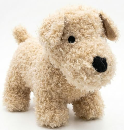 Türstopper Hund Stoff 1kg schwer – dekorativer Türstopper Tier, Türpuffer für Wohnzimmer & Kinderzimmer (Benno)