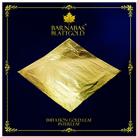 Barnabas Blattgold – Imitación Oro Leaf hojas, calidad profesional folletos