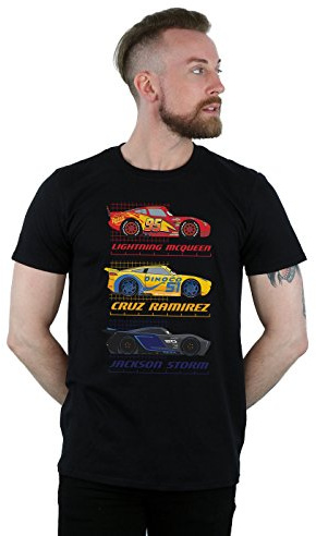 Disney Men's Cars Racer Profile T-Shirt