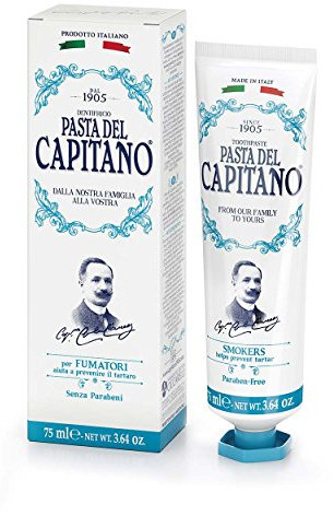 Pasta Del Capitano 1905 Smokers Zahnpasta Vorteilspack 3 Tuben a 75 ml