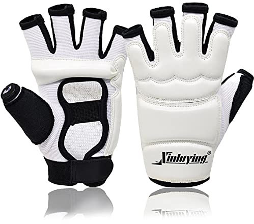 Xinluying MMA Handschuhe Trainingshandschuhe Sparring Profi Grappling Gloves Punchinghandschuh für Kickboxen Kampfsport Freefight Taekwondo Boxhandschuhe für Herren Damen und Kinder