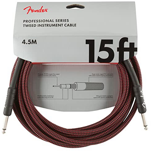 Fender PRO 15 INST CABLE RED TWD
