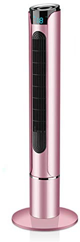 43 Pulgadas Aire Acondicionado Torre Ventilador Enfriamiento Ahorro de energía con Control Remoto Temporizador de 12 Horas, Ventilador de enfriamiento oscilante de 3 velocidades, Oro Rosa