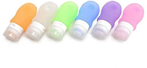 90ml Tragbare Mini-silikon-flaschenmehrwegflasche Reise Lotion Punkte Shampoo Container (zufällige Farben)