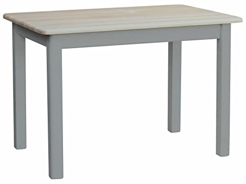 k koma Grau Esstisch Küchentisch Tisch MASSIV Kiefer Holz NEU Hersteller Kiefer Lackiert (60 x 100)