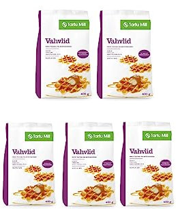 Waffle Mix Istant Dough | Just add Water and Butter | Tartu Mill Waffle (20x 400g Waffle mix)