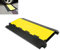 tonchean Rubber 5 Channel Cable Protector 90x50cm Floor Cord Cover Waterproof Wire Cord Hose Ramp Heavy Duty Cable Trunking for Garage Workshop Parking Mall Gym Driveway