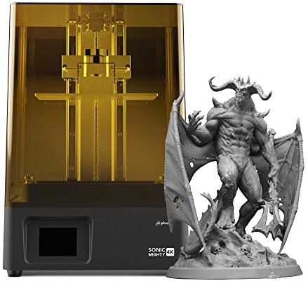 Phrozen Sonic Mighty 4K Resin 3D Drucker | 9,3 Zoll 4K Mono-LCD Bildschirm mit 52 µm Auflösung | Druckgröße 200x125x220mm | 3D Printer geeignet für Anfänger & Profi